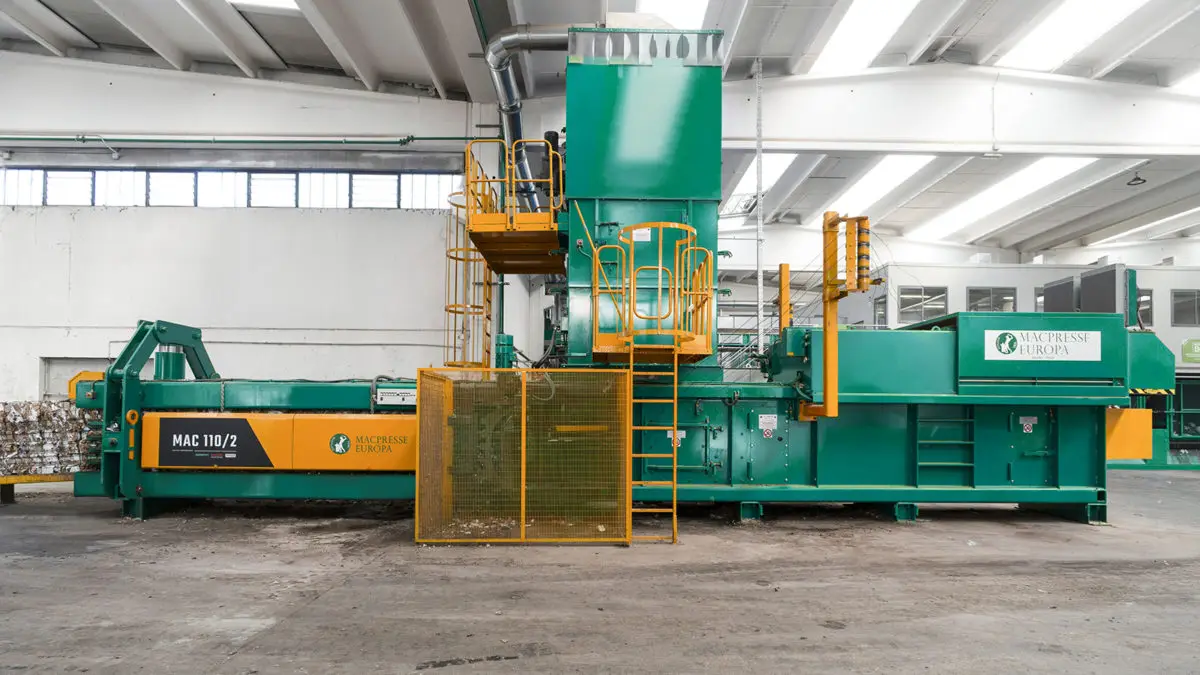 Macpresse 110/2 kanalpress för avfallsanläggning